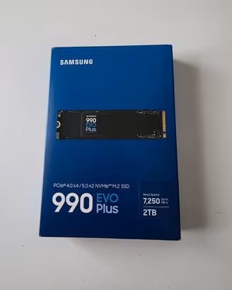 Samsung ssd nvme  2 tb  990 Evo plus 