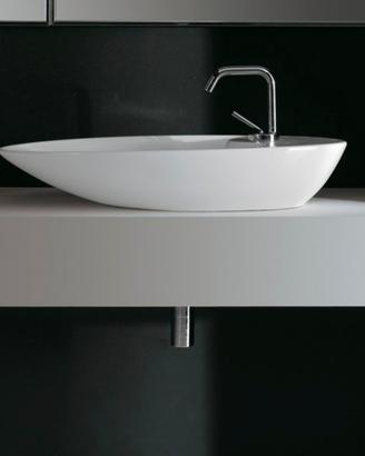 Lavabo bagno da appoggio in ceramica