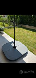 Base per ombrellone Svarto Ikea grigio scuro