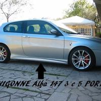 Minigonne in abs Alfa Romeo 147 3 e 5 porte