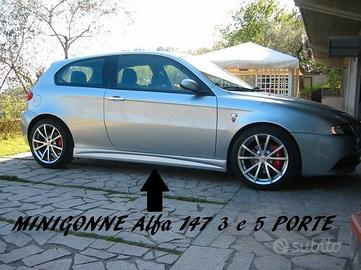 Minigonne in abs Alfa Romeo 147 3 e 5 porte