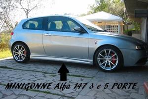 Minigonne in abs Alfa Romeo 147 3 e 5 porte