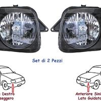 SET 2 FARO FANALE PROIETTORE ANTERIORE DX e SX PER
