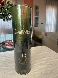 Whisky Glenfiddich 12 anni astuccio metallo