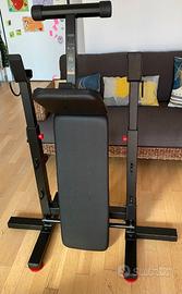 Panca piana inclinabile e pieghevole