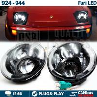 FARI LED 7 Pollici PER Porsche 924 944 Angel Eyes