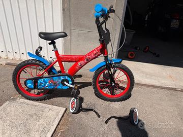 bici spiderman 14'