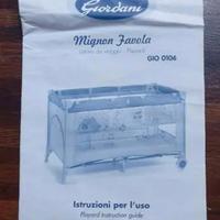 Lettino da Viaggio Giordani