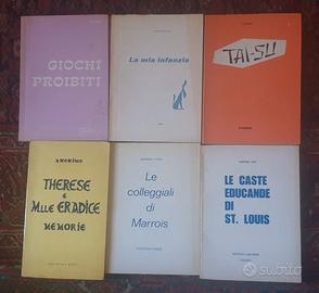 Lotto 6 libri erotismo anni '60 70 Giochi proibiti