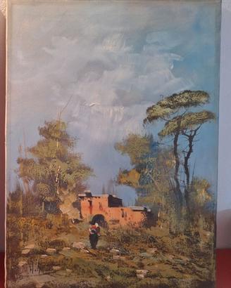 4 dipinti ad olio (misure 50 x 70 cm)