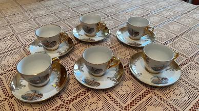 Servizio da caffè in porcellana Bavaria vintage