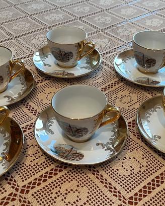 Servizio da caffè in porcellana Bavaria vintage