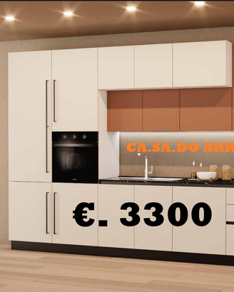 Cucina lineare L.360 cm Come foto