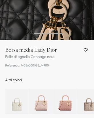 Borsetta Lady Dior Originale