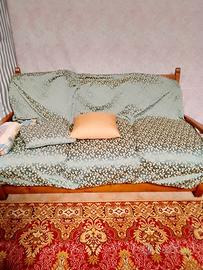 Divano letto legno