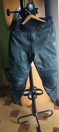 Pantaloni moto donna in pelle IXS