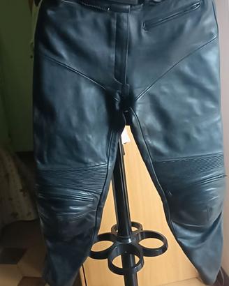 Pantaloni moto donna in pelle IXS