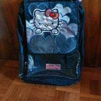 Zaino scuola Hello Kitty nero