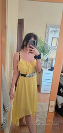 vestito giallo da sartoria