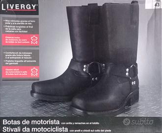 stivali da motociclista 