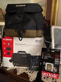 Canon Borsa + SD + Panno scamosciato
