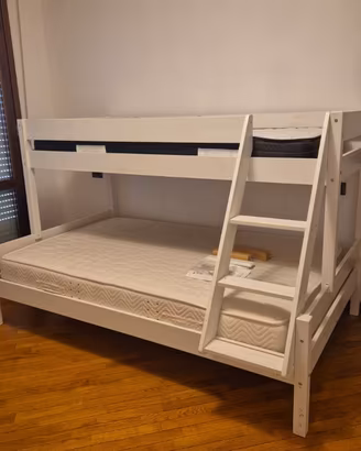 LETTO A CASTELLO CON 2 MATERASSI