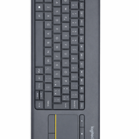 Logitech K400 Plus wireless con touchpad pari al n