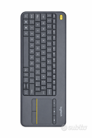 Logitech K400 Plus wireless con touchpad pari al n