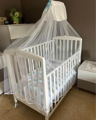 Culla per bambini  completa di tenda