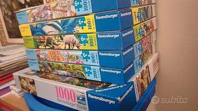 5 puzzle 100 pz +1  1000 pz
