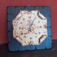 Orologio arte povera