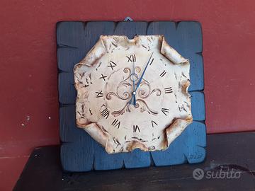 Orologio arte povera