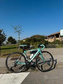 Bici da corsa Bianchi Via Nirone 7 Celeste