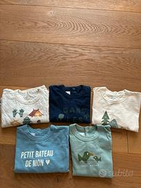 T shirt maniche lunghe Petit Bateau