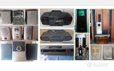 Impianto stereo Aiwa, Samsung, Philips, iHome