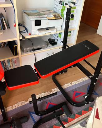 Panca Piana Multifunzione Inclinabile + Supporti