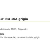 VIMAR ARKE' PULSANTI 19008 NUOVI