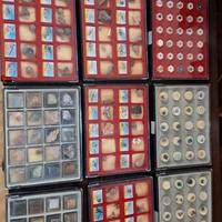 collezione gemme, minerali e rocce vintage 