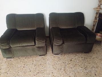 Coppia Poltrone Letto Vintage anni '70 - Design