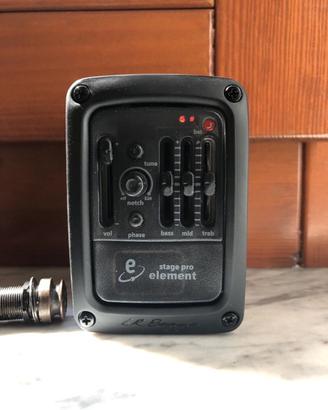 Alvarez preamp EQ con tuner LR Baggs