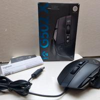 Mouse logitech G G502 X gaming cablato