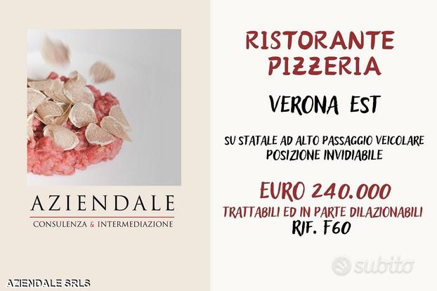 Ristorante pizzeria posizione invidiabile