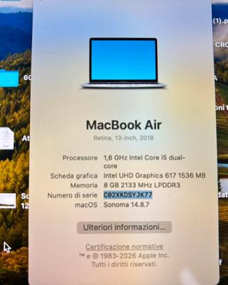 Macbook Air 13’’ 2018