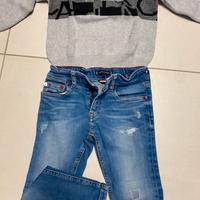 Jeans e maglione