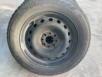 Cerchi + gomme invernali fiat 500