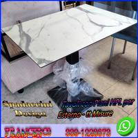 tavoli con top hpl su misura interno esterno rist