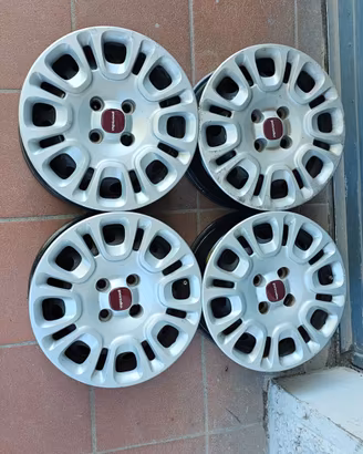 4 cerchi 14 originali Fiat 500 Panda