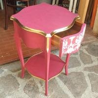 comodino shabby chic vintage rivisitato