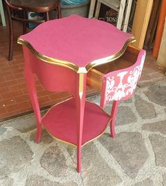 comodino shabby chic vintage rivisitato