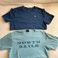 Due T-Shirt North Sails e Abercrombie